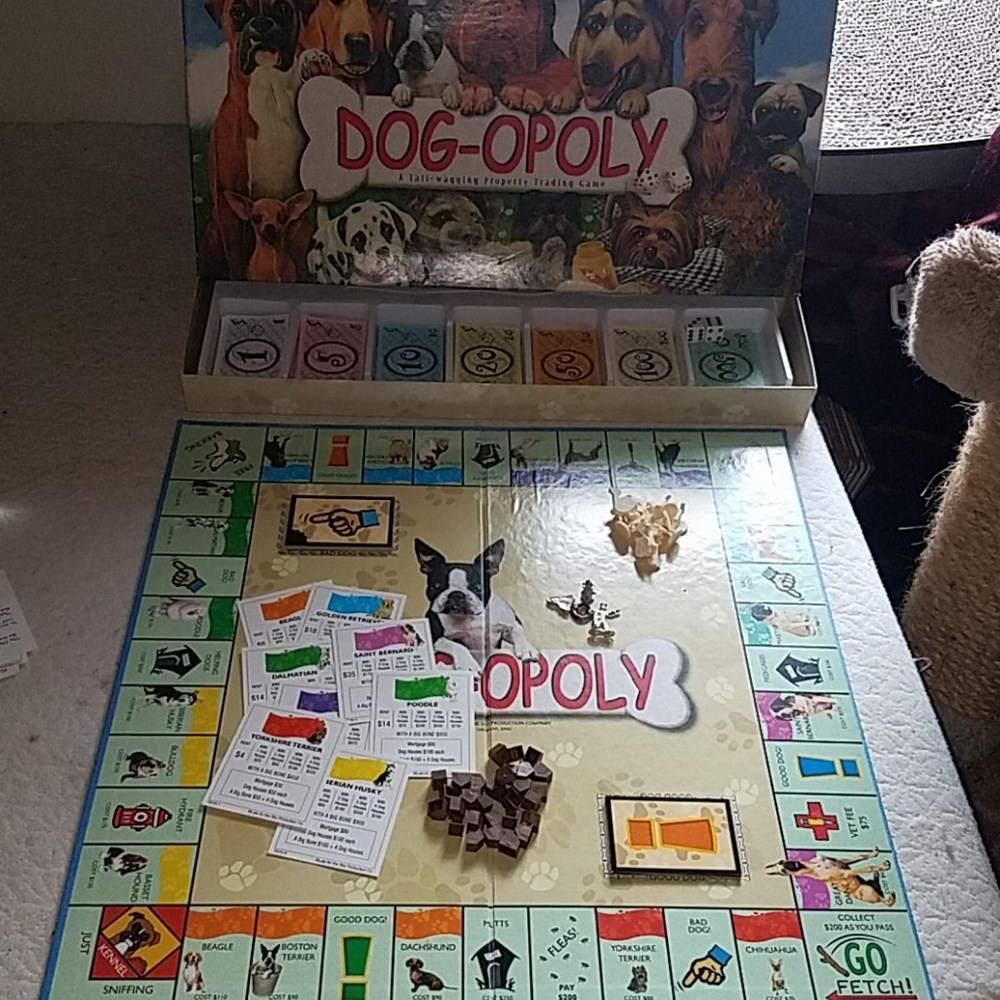 Dog-opoly board game
